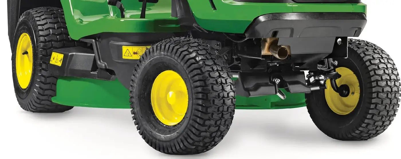 John Deere X147R Rasentraktor 92 cm Schnittbreite 20 PS V-Twin Motor Hydrostat 300 L Fangkorb Aufsitzmäher