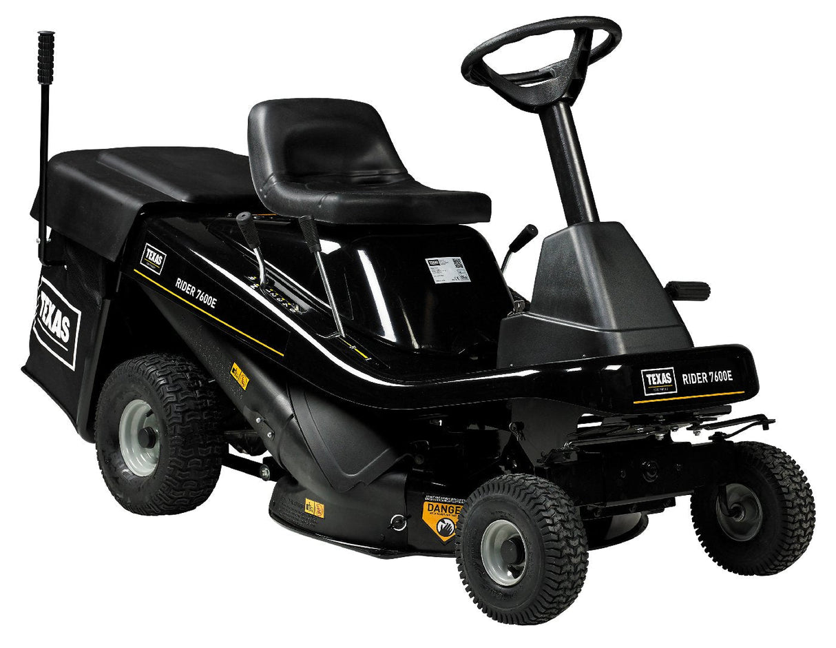Texas Aufsitzmäher Rider 7600E 3in1 inkl. Mulchkit