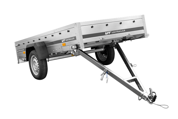 GARDEN TRAILER 264 KIPP mit Gitteraufsatz, Flachplane und Stützrad-Neu
