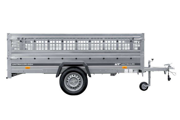 Trailer Anhänger GARDEN TRAILER 264 KIPP mit Gitteraufsatz und Stützrad-Neu