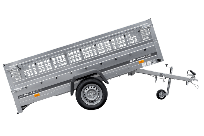 Trailer Anhänger GARDEN TRAILER 264 KIPP mit Gitteraufsatz und Stützrad-Neu
