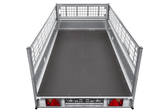 Trailer Anhänger GARDEN TRAILER 264 KIPP mit Gitteraufsatz und Stützrad-Neu