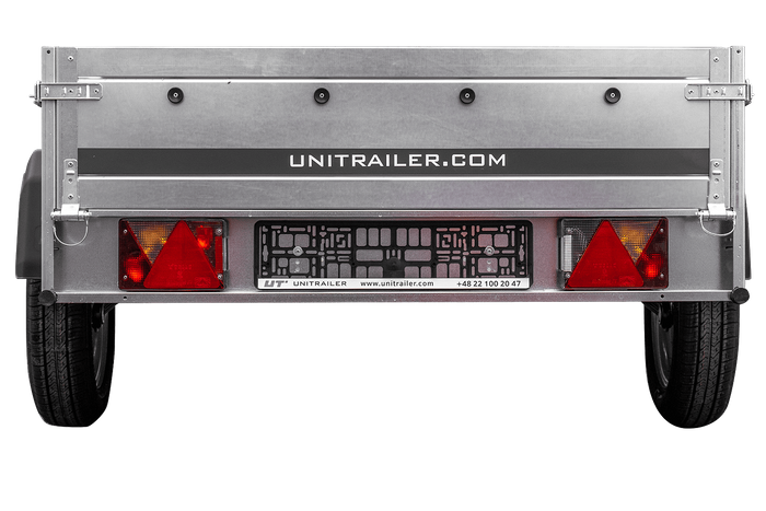 Transport Anhänger 230×125 Garden Trailer 230 KIPP Unitrailer 750 kg-Neu