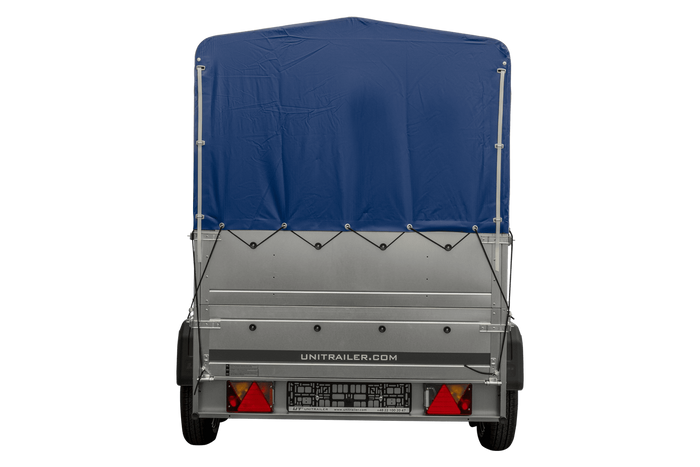 UNITRAILER GARDEN TRAILER 264/2 KIPP Doppelachsanhänger mit Stützrad, zusätzlichen Bordwänden, Spriegel und hoher Plane-Neu