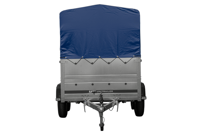 UNITRAILER GARDEN TRAILER 264/2 KIPP Doppelachsanhänger mit Stützrad, zusätzlichen Bordwänden, Spriegel und hoher Plane-Neu