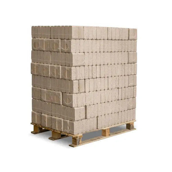 Heizfuxx RUF Holzbriketts Hartholz 960 kg Palette (96×10 kg) Heizwert ≥4,8 kWh/kg Kaminbriketts RUF-Form