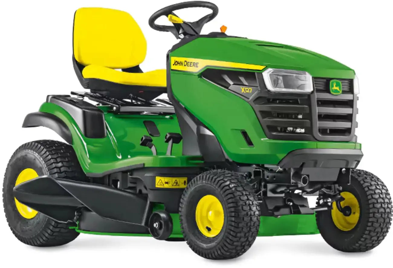John Deere X127 Rasentraktor 107 cm Schnittbreite, 20 PS V-Twin Motor, Hydrostat, Seitenauswurf, Aufsitzmäher