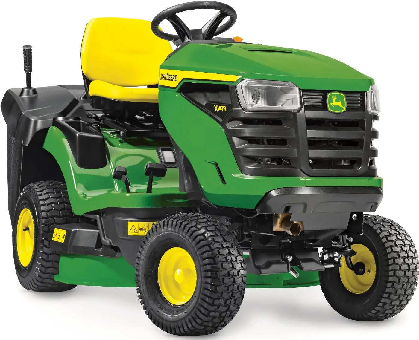 John Deere X147R Rasentraktor 92 cm Schnittbreite 20 PS V-Twin Motor Hydrostat 300 L Fangkorb Aufsitzmäher