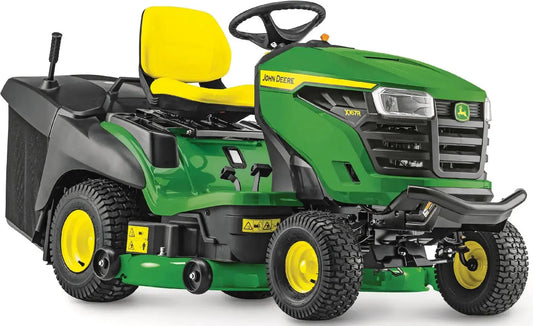 John Deere X167R Rasentraktor 107 cm Schnittbreite 20 PS V-Twin Motor Hydrostat 300 L Fangkorb Aufsitzmäher