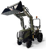 Startrac Allrad-Kleintraktor 22 Nato-Grün mit Galaxy-Garden-Pro-Bereifung + Fontlader inklusive Schaufel