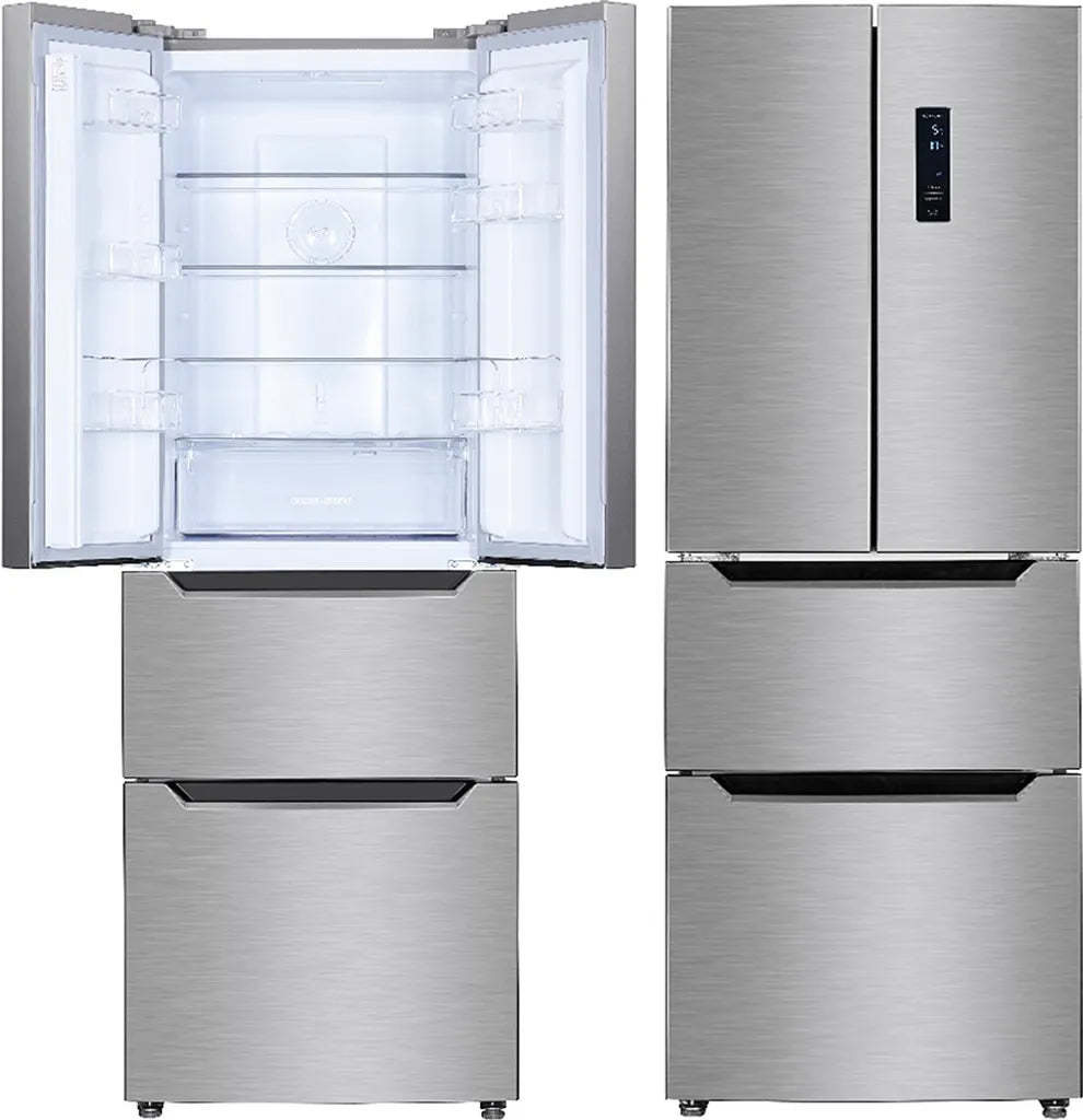 WOLKENSTEIN FD351.4NF IX French Door Kühlschrank 320 L NoFrost Touch Control Inox