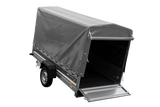 Anhänger 264×125 UNITRAILER FORCE 264 KIPP ungebremst mit H-1100 Rahmen und grauer Plane-Neu
