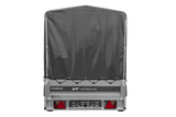 Anhänger 264×125 UNITRAILER FORCE 264 KIPP ungebremst mit H-1100 Rahmen und grauer Plane-Neu