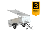 Anhänger GARDEN TRAILER 264 KIPP mit Bordwandaufsatz und Aludeckel-Neu