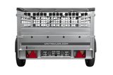 Autoanhänger 200×125 UNITRAILER GARDEN 201 KIPP mit Gitterwänden, H-0-Rahmen und grauer Plane-Neu