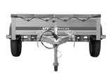 Autotransportanhänger 200×125 UNITRAILER GARDEN 201 KIPP mit H-0-Rahmen und grauer Plane-Neu