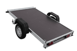 Autotransportanhänger 230×125 UNITRAILER FORCE 230 KIPP mit BIS-Seitenwänden, H-800-Rahmen und grauer Plane-Neu