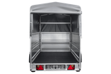 Autotransportanhänger 230×125 UNITRAILER FORCE 230 KIPP mit BIS-Seitenwänden, H-800-Rahmen und grauer Plane-Neu