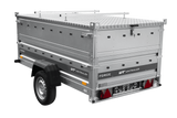 Autotransportanhänger 230×125 UNITRAILER FORCE 230 KIPP mit BIS-Seitenwänden und Aluminiumabdeckung-Neu