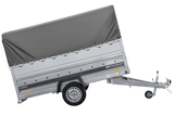 Autotransportanhänger 264×125 UNITRAILER FORCE 264 KIPP mit BIS-Seitenwänden, H-800-Rahmen und grauer Plane-Neu