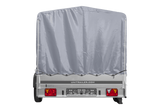 Autotransportanhänger auf Federn 264×150 UNITRAILER GARDEN 265/R KIPP mit H-1100 Rahmen und grauer Plane-Neu
