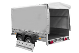 Der Anhänger Garden Trailer 264/2 KIPP MIT STÜTZRAD, H-1100-HOCHSPRIEGEL UND GRAUER PLANE-Neu