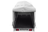 Der Anhänger Garden Trailer 264/2 KIPP MIT STÜTZRAD, H-1100-HOCHSPRIEGEL UND GRAUER PLANE-Neu