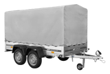 Der Anhänger Garden Trailer 264/2 KIPP MIT STÜTZRAD, H-1100-HOCHSPRIEGEL UND GRAUER PLANE-Neu