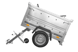 Einachsanhänger 150×106 UNITRAILER GARDEN 150 KIPP mit BIS-Seitenwänden und Aluminiumabdeckung-Neu