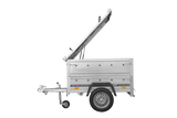 Einachsanhänger 150×106 UNITRAILER GARDEN 150 KIPP mit BIS-Seitenwänden und Aluminiumabdeckung-Neu