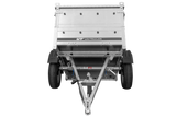 Einachsanhänger 150×106 UNITRAILER GARDEN 150 KIPP mit BIS-Seitenwänden und Aluminiumabdeckung-Neu