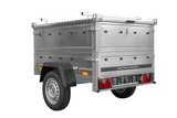 Einachsanhänger 150×106 UNITRAILER GARDEN 150 KIPP mit BIS-Seitenwänden und Aluminiumabdeckung-Neu