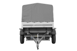 Einachsanhänger 200×125 UNITRAILER GARDEN 201 KIPP mit H-800 Rahmen und grauer Plane-Neu