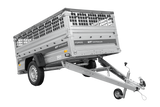 Einachsanhänger 230×125 UNITRAILER FORCE 230 KIPP mit Gitterwänden, H-0-Rahmen und grauer Plane-Neu