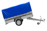 Einachsanhänger 230×125 UNITRAILER FORCE 230 KIPP mit H-800 Spriegel und blauer Plane-Neu