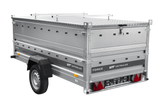 Einachsanhänger 264×125 UNITRAILER FORCE 264 KIPP mit BIS-Seitenwänden und Aluminiumabdeckung-Neu