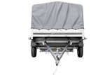Einachsanhänger 264×150 UNITRAILER GARDEN 265 KIPP mit H-800 Rahmen und grauer Plane-Neu