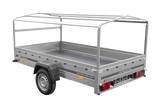 Einachsanhänger 264×150 UNITRAILER GARDEN 265 KIPP mit H-800 Rahmen und grauer Plane-Neu