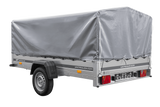 Einachsanhänger 264×150 UNITRAILER GARDEN 265 KIPP mit H-800 Rahmen und grauer Plane-Neu