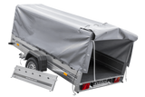 Einachsanhänger 264×150 UNITRAILER GARDEN 265 KIPP mit H-800 Rahmen und grauer Plane-Neu