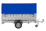 Einachsanhänger GARDEN TRAILER 264 KIPP mit Laubgitteraufsatz, Hochplane, Hochspriegel und Stützrad-Neu