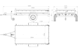 Einachsanhänger Unitrailer Garden Trailer 230 FD 230 x 125 cm mit Starrdeichsel 750 KG-Neu