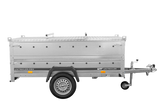 Einachsiger Anhänger 230×125 UNITRAILER GARDEN 230 KIPP mit Bordwandaufsatz und Aludeckel-Neu