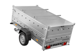 Einachsiger Anhänger 230×125 UNITRAILER GARDEN 230 KIPP mit Bordwandaufsatz und Aludeckel-Neu
