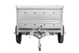 Einachsiger Anhänger 230×125 UNITRAILER GARDEN 230 KIPP mit Bordwandaufsatz und Aludeckel-Neu