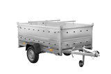 Einachsiger Anhänger 230×125 UNITRAILER GARDEN 230 KIPP mit Bordwandaufsatz und Aludeckel-Neu