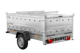 Einachsiger Anhänger 230×125 UNITRAILER GARDEN 230 KIPP mit Bordwandaufsatz und Aludeckel-Neu