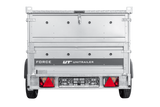 Einachsiger Anhänger auf Blattfedern 230×125 UNITRAILER FORCE 230/R KIPP mit BIS-Seitenwänden und Aluminiumabdeckung-Neu