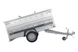 Einachsiger Anhänger auf Blattfedern 230×125 UNITRAILER FORCE 230/R KIPP mit BIS-Seitenwänden und Aluminiumabdeckung-Neu