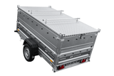 Einachsiger Anhänger auf Blattfedern 230×125 UNITRAILER FORCE 230/R KIPP mit BIS-Seitenwänden und Aluminiumabdeckung-Neu